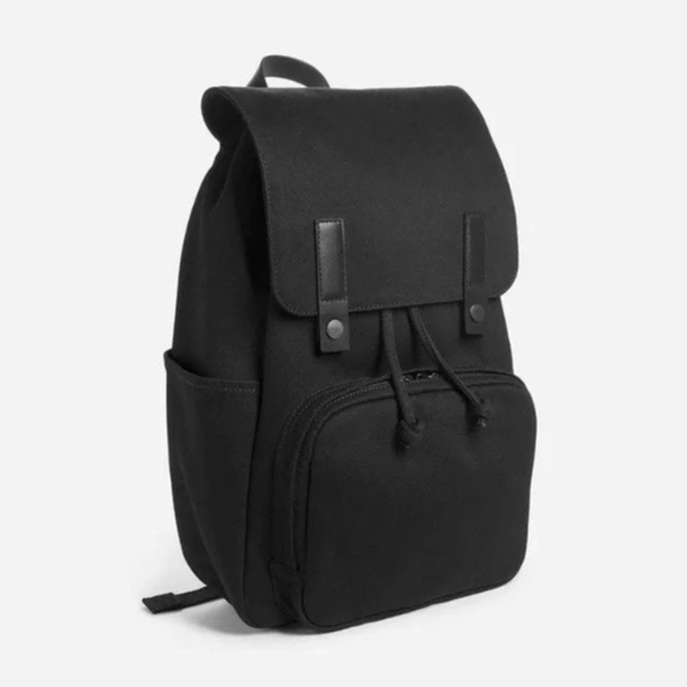 EVERLANE Black Canvas Backpack - Picture 2 of 10